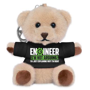 Engineer Not Arguing Just Explaining Why I’m Right - Teddy Keyring - black - Front
