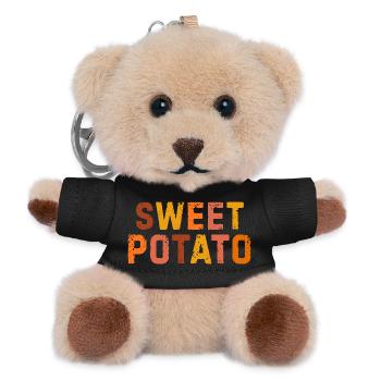 Patate douce Grouchy - Porte-clés ourson - noir - Devant