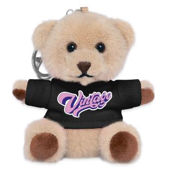 Vintage Rose - Teddy Schlüsselanhänger - Schwarz - Vorne
