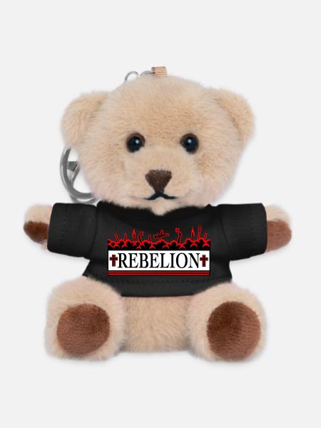 DIE REBELLION ROT. - Teddy Schlüsselanhänger - Schwarz