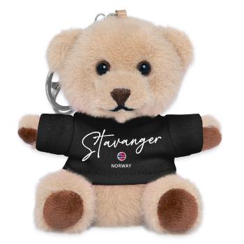 Stavanger - Norway Flag - Norge - Norway - Latvia - Teddy Keyring - black - Front