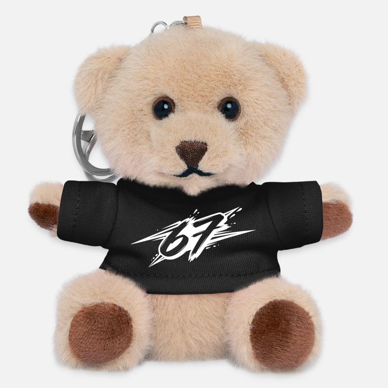 67 - Teddy Keyring - black