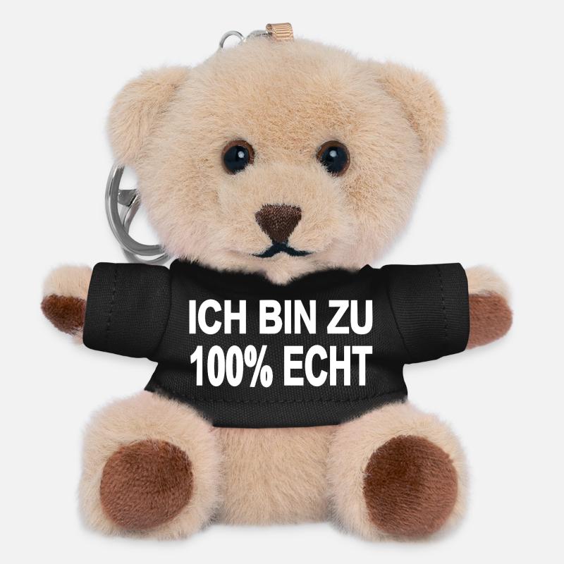 Echt - Teddy Schlüsselanhänger - Schwarz