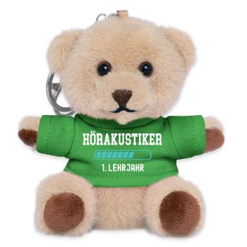 Hearing aid acoustician training 1 year of apprenticeship 1st year of work - Teddy Keyring - green - Front