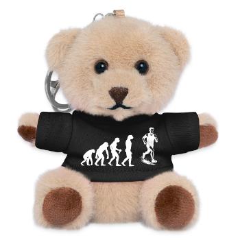 Graphismes de course pour les courses - Porte-clés ourson - noir - Devant