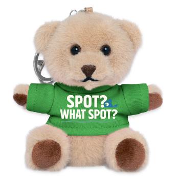 Secret fishing spot – don't ask - Teddy Keyring - green - Front