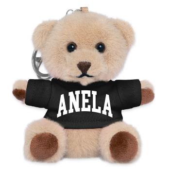 Anela - Teddy Keyring - black - Front