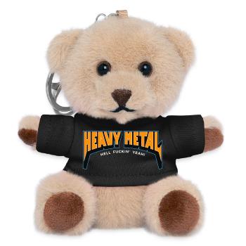 Heavy Metal Hell yes Text-Logo - Teddy Schlüsselanhänger - Schwarz - Vorne