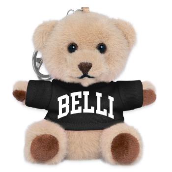 Belli - Porte-clés ourson - noir - Devant