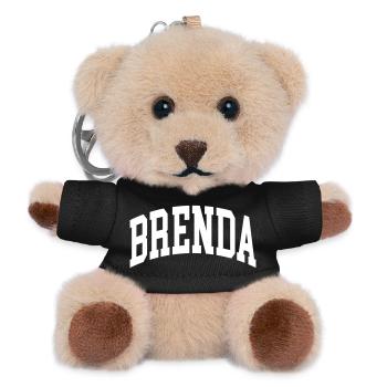 Brenda - Teddy Schlüsselanhänger - Schwarz - Vorne