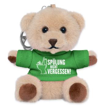 Don't forget to rinse! (Against Right / White) - Teddy Keyring - green - Front