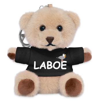 Laboe Ostsee - Teddy Schlüsselanhänger - Schwarz - Vorne