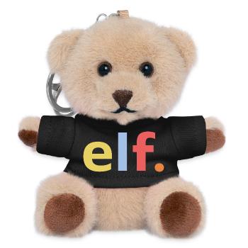 11. Geburtstag Junge Elf 11 Jahre Jubiläum  - Teddy Schlüsselanhänger - Schwarz - Vorne