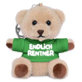 endlich rentner - Teddy Schlüsselanhänger - Grün - Vorne