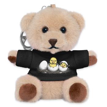 Duckling - Teddy Keyring - black - Front