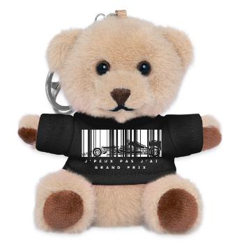 J’ai Grand Prix – Silhouette Auto Noire - Porte-clés ourson - noir - Devant