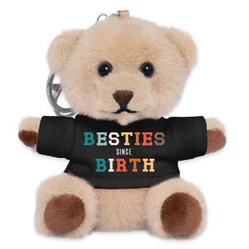 Meilleures amies depuis la naissance - Porte-clés ourson - noir - Devant