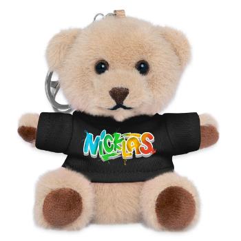Nicklas - Porte-clés ourson - noir - Devant