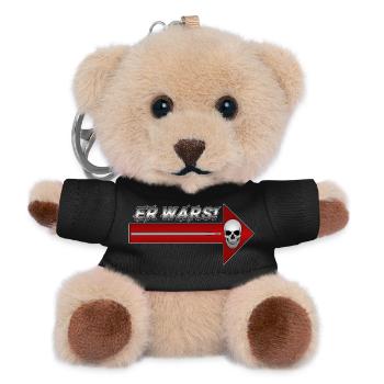 Düsterer Schädelpfeil mit Stab Er Wars - Teddy Schlüsselanhänger - Schwarz - Vorne
