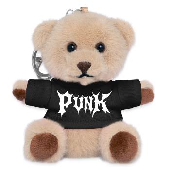Punk-Gothic-Logo - Teddy Schlüsselanhänger - Schwarz - Vorne