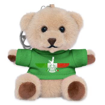 Iran art | Fravashi, Farvahar, فروهر - Teddy Keyring - green - Front
