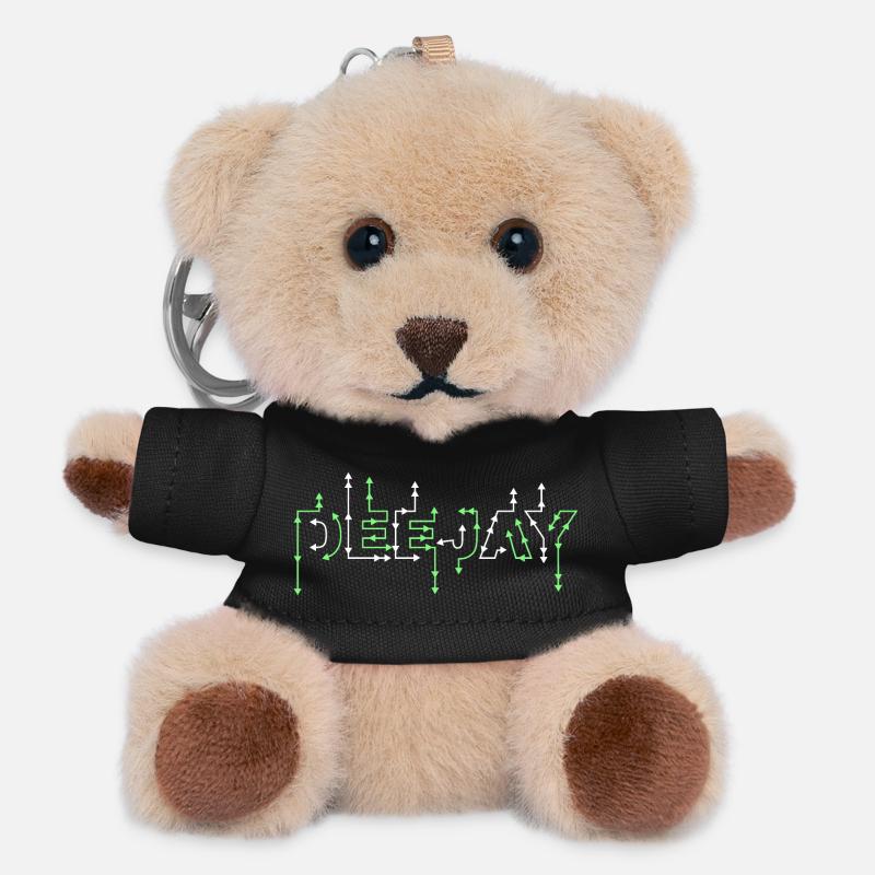 DEEJAY ARROWS WHITE - Teddy Keyring - black