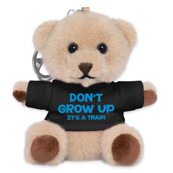 Don't Grow up, It's a t.r.a.p ! - Porte-clés ourson - noir - Devant