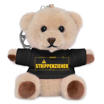STRIPPENZIEHER - Teddy Schlüsselanhänger - Schwarz - Vorne
