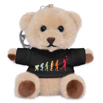 Volleyball Evolution - Teddy Keyring - black - Front
