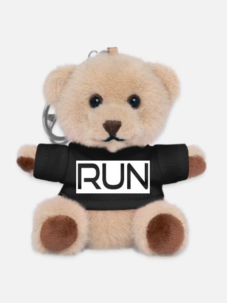 Laufen - Teddy Schlüsselanhänger - Schwarz