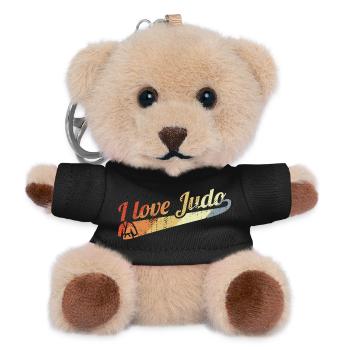 Judo Fighters - Teddy Keyring - black - Front