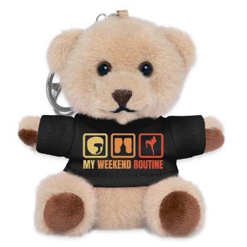 Kickboxer Weekend - Teddy Keyring - black - Front