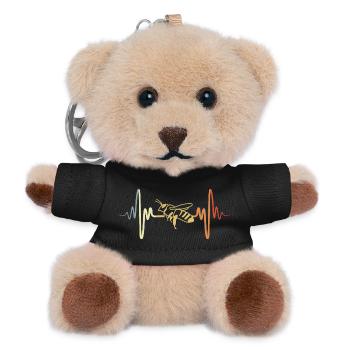 Bee Vintage Look - Teddy Keyring - black - Front