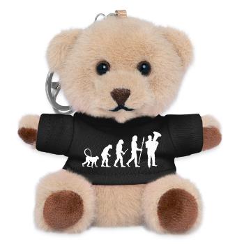 Development of the tuba player - Teddy Keyring - black - Front