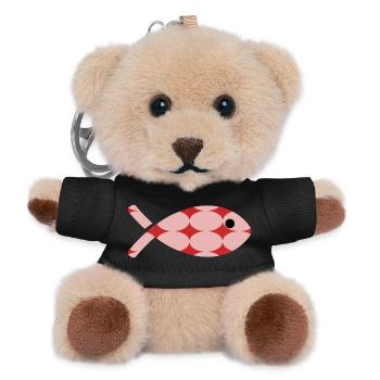 FISH. MEMORY. SARDINE. APRIL FOOL. SEA - Teddy Keyring - black - Front