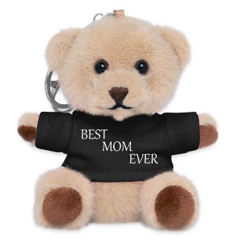 Meilleure maman dans le monde Cadeau de maman pour la fête des mères - Porte-clés ourson - noir - Devant