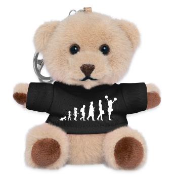 Évolution d’une pom-pom girl - Porte-clés ourson - noir - Devant