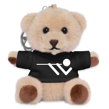 Blasrohr Sport - Teddy Schlüsselanhänger - Schwarz - Vorne