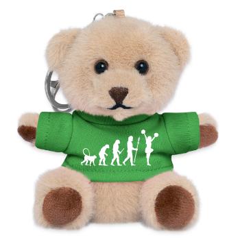 Évolution de la pom-pom girl - Porte-clés ourson - vert - Devant