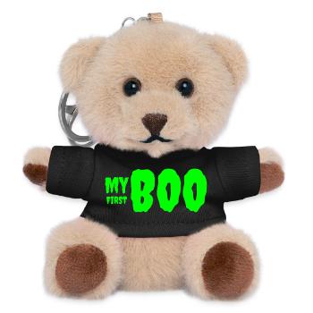 Vibrant Green Growth Typography Tee - Teddy Keyring - black - Front