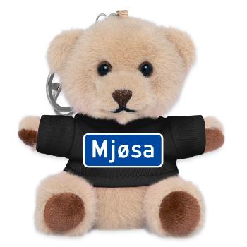 Der Mjøsa-See - Teddy Schlüsselanhänger - Schwarz - Vorne