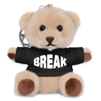 BREAK - Teddy Schlüsselanhänger - Schwarz - Vorne