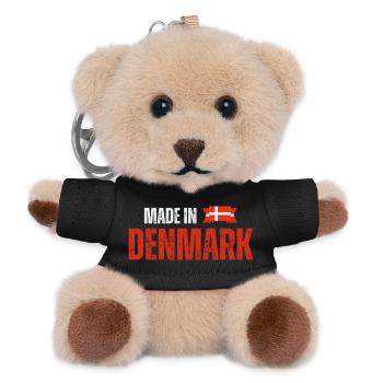 Fabriqué au Danemark, fierté danoise - Porte-clés ourson - noir - Devant