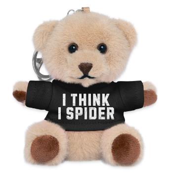 I Think I Spider Denglish - Teddy Schlüsselanhänger - Schwarz - Vorne