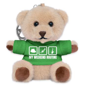 Trompeter Wochenende - Teddy Schlüsselanhänger - Grün - Vorne