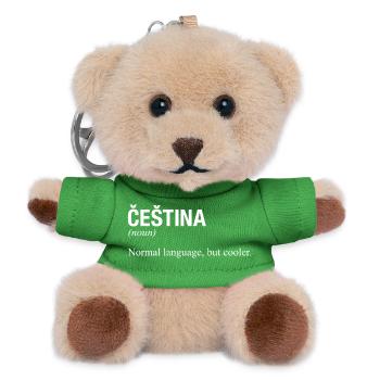 CESTINA Czech Republic - Teddy Keyring - green - Front