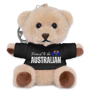Fier Australien, j’adore l’Australie - Porte-clés ourson - noir - Devant