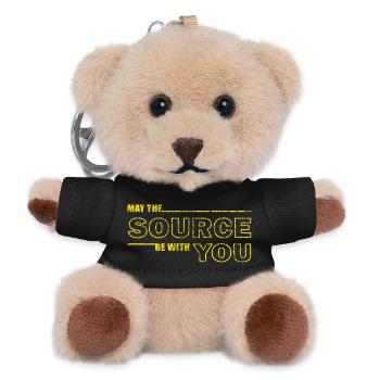 Que la source soit avec vous – Geek Tee - Porte-clés ourson - noir - Devant