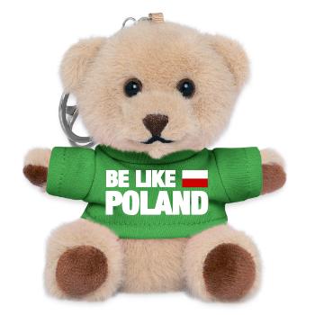 Be Like Poland - Teddy Schlüsselanhänger - Grün - Vorne