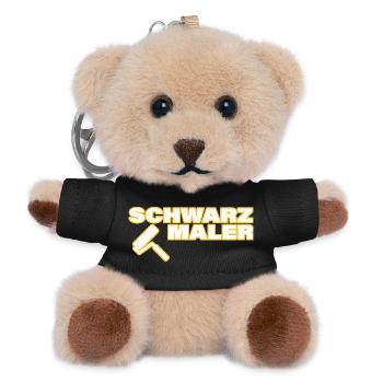 WORRYWART - Teddy Keyring - black - Front